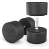 Гантель круглая UNIX FIT PRO обрезиненная 42,5 кг DBRND42_5PBKx2